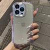 Shockproof Luxury Bling Glitter Transparent Phone Case For iPhone 16 15 14 13 12 11 Pro Max Plus Mini X XR XS 16e Soft TPU Cover