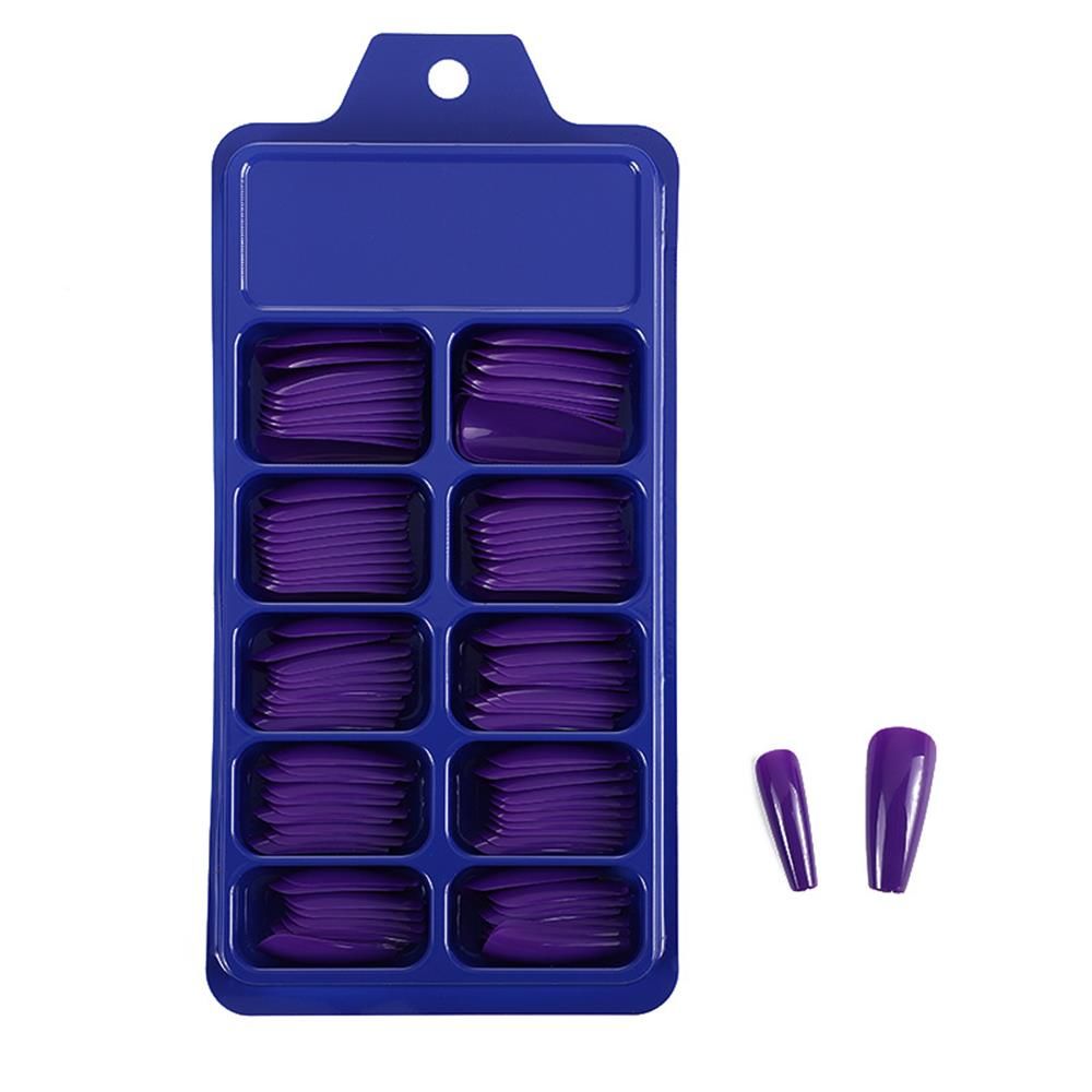100Pcs/Set Ballerina Acrylic Beauty Tools Full Cover Manicure Coffin Fake Nails False Nail Tips