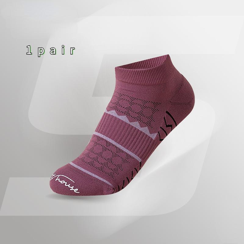 Размер 35-39, женские весенне-летние тонкие дышащие короткие носки для бега, носки до щиколотки, спортивные носки с полотенцем