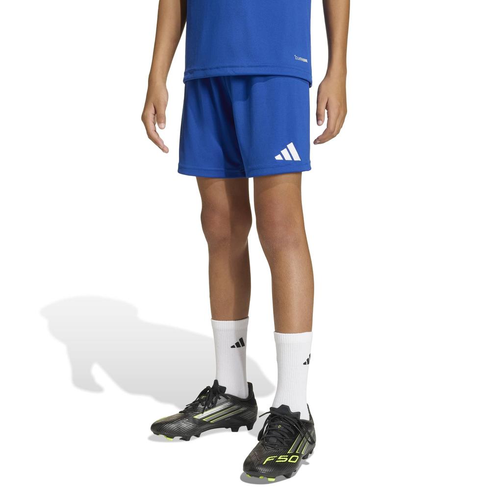 Adidas Soccer ENTRADA 26 Team Royal Size 130 Shorts, Kids' Shorts, Unisex, P1692, Blue/White (JZ6524),