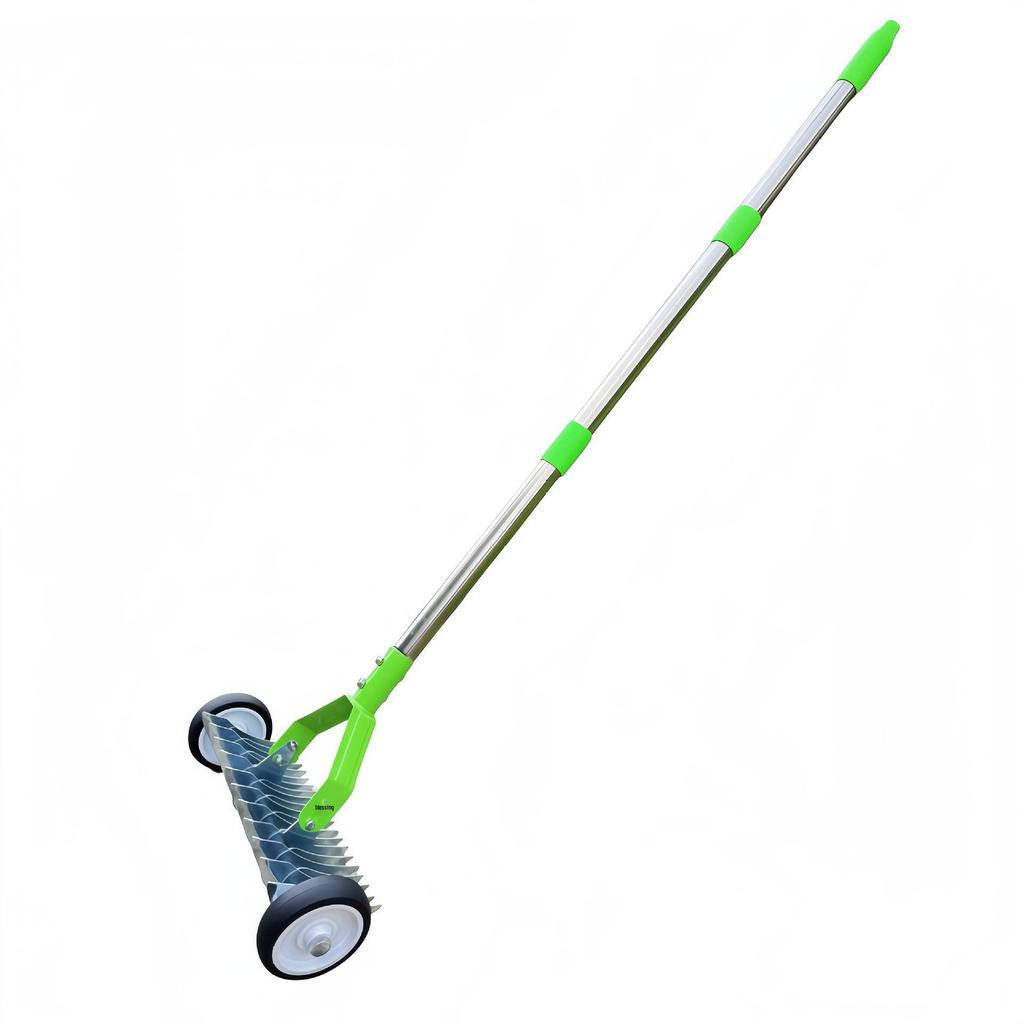 Popular Wheeled Garden Scarifier and Leaf Rake