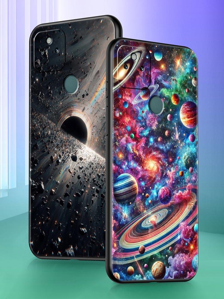Чехол для телефона «Вселенная Звездное небо Луна» для Google Pixel 10 9 8 7 6 9A 8A 7A 6A Pro Ударопрочный Мягкий ТПУ 9 Pro XL Чехол Capas