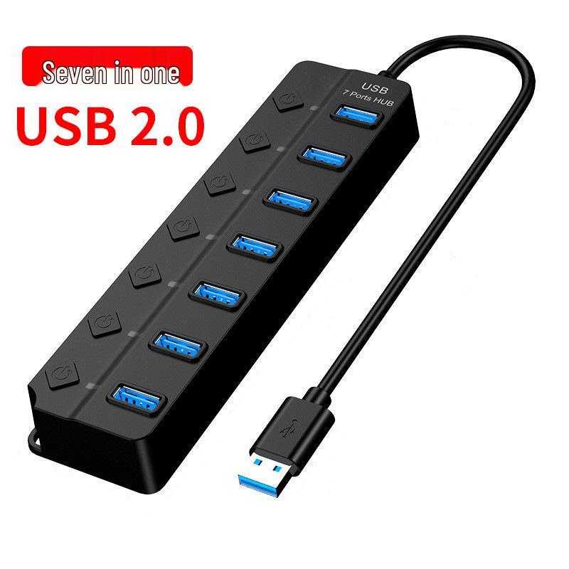 Многофункциональный настольный и ноутбучный USB 3.0 хаб с блоком питания