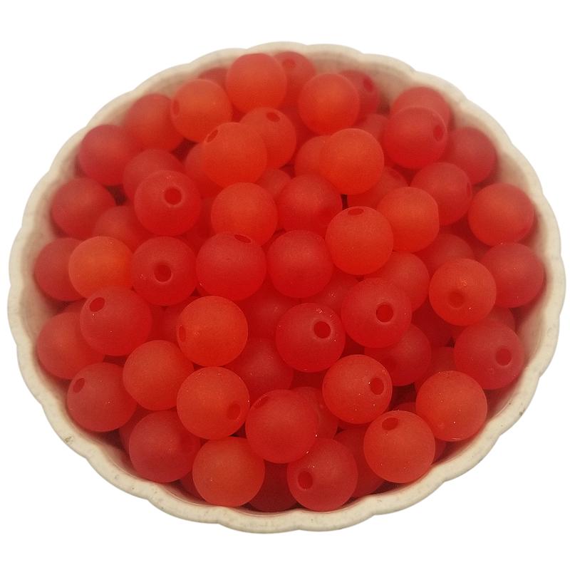 Творческий оптовая продажа ювелирных изделий из акрила 100 шт. 8 мм DIY для глазури свободные бусины круглый кулон ожерелье браслет