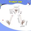 Halloween Skeleton Stakes , Realistic Lawn Decoration and Arms Legs Set for Outdoor
