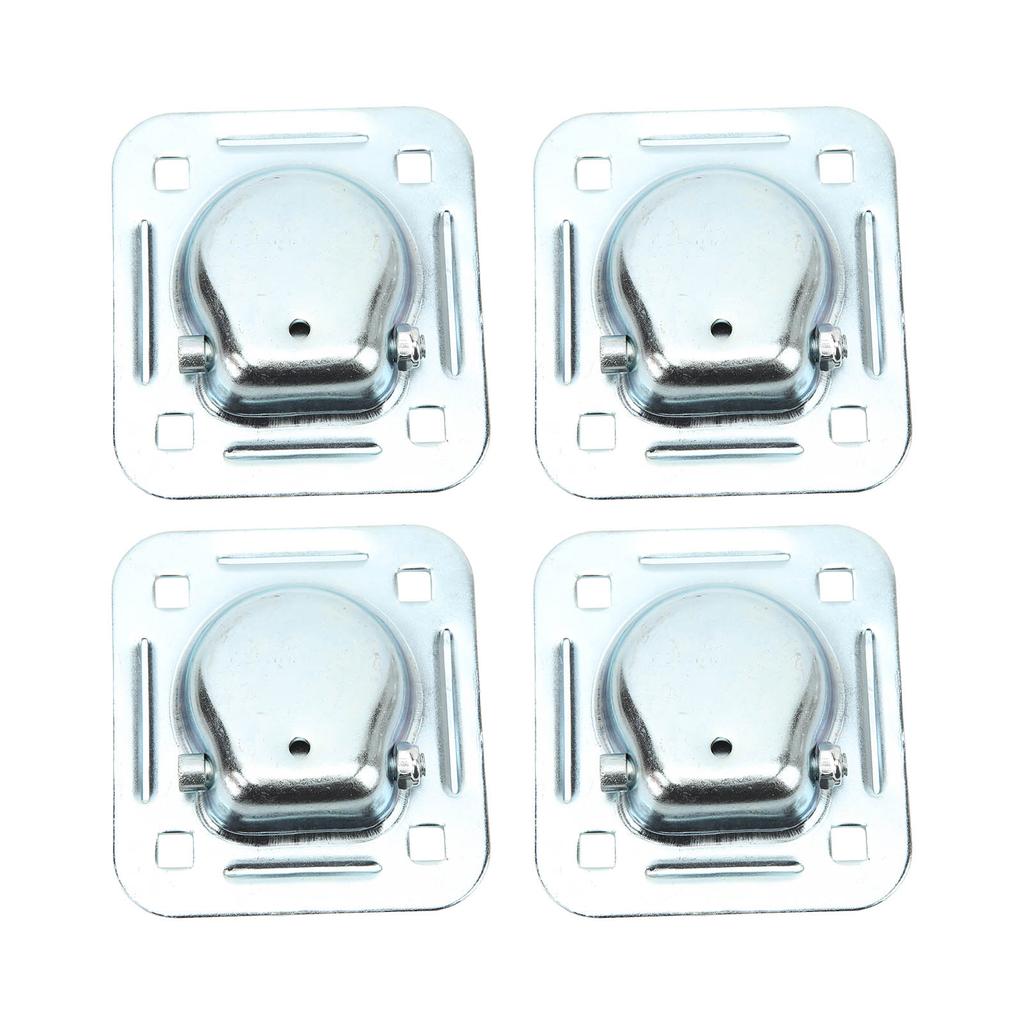 4 шт. утопленных D-образных крепежных кольца, прочные 124x114 мм, заподлицо, крепежные анкеры для фургонов