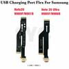Оригинальный для Samsung Note 20 Note 20 Ultra 5G Плата USB-зарядки Порт Док-станции Шлейф Запчасти для ремонта Замена