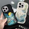 Чехол с горным дизайном для iPhone 17 Air 13 XR 15 Plus 16 Pro Max 11 14 8 12 Мягкая накладка для телефона