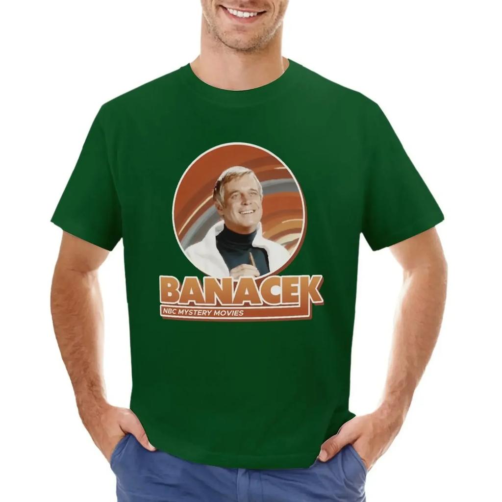 Banacek T-shirt customs Aesthetic clothing mens funny t shirts