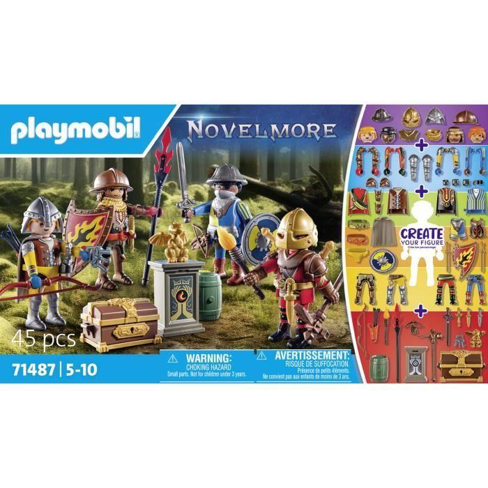 PLAYMOBIL 71487 Рыцари Новелмора, Мои фигурки, 45 деталей, От 5 лет