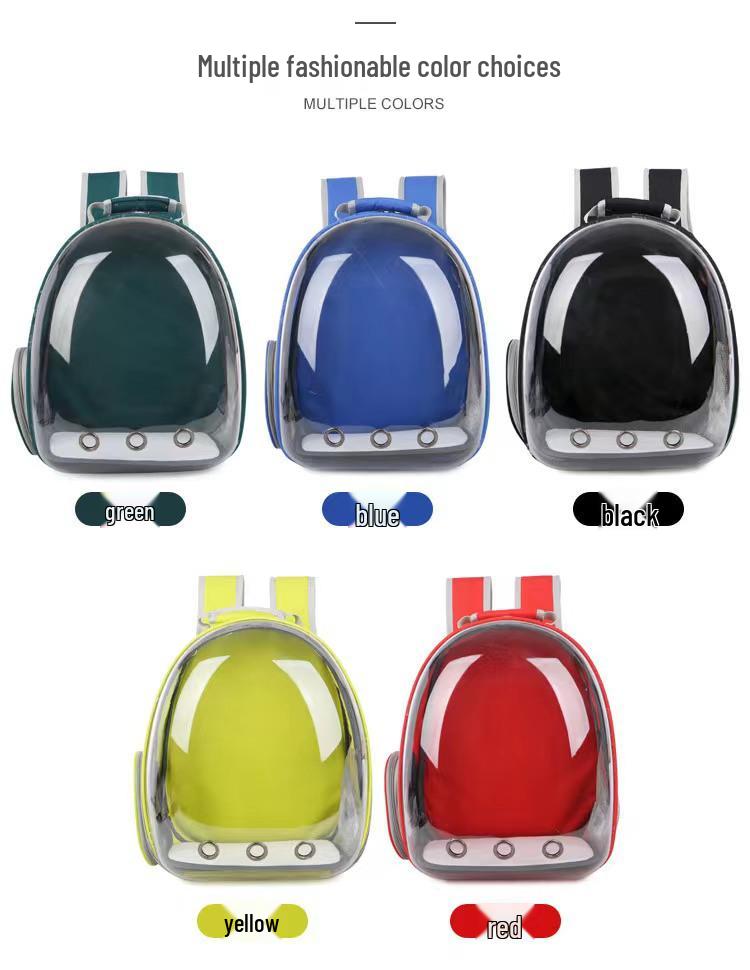 Портативный прозрачный рюкзак для кошек - Дышащая космическая капсула для питомцев в дороге