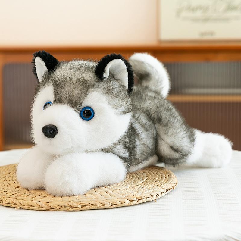 Новая имитация куклы хаски плюшевая игрушка Эрха подушка-игрушка детская кукла подарок на день рождения девочке