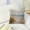 Serene Seaside Scenes  Personalized picture text home decorative pillows Household Gifts xcm