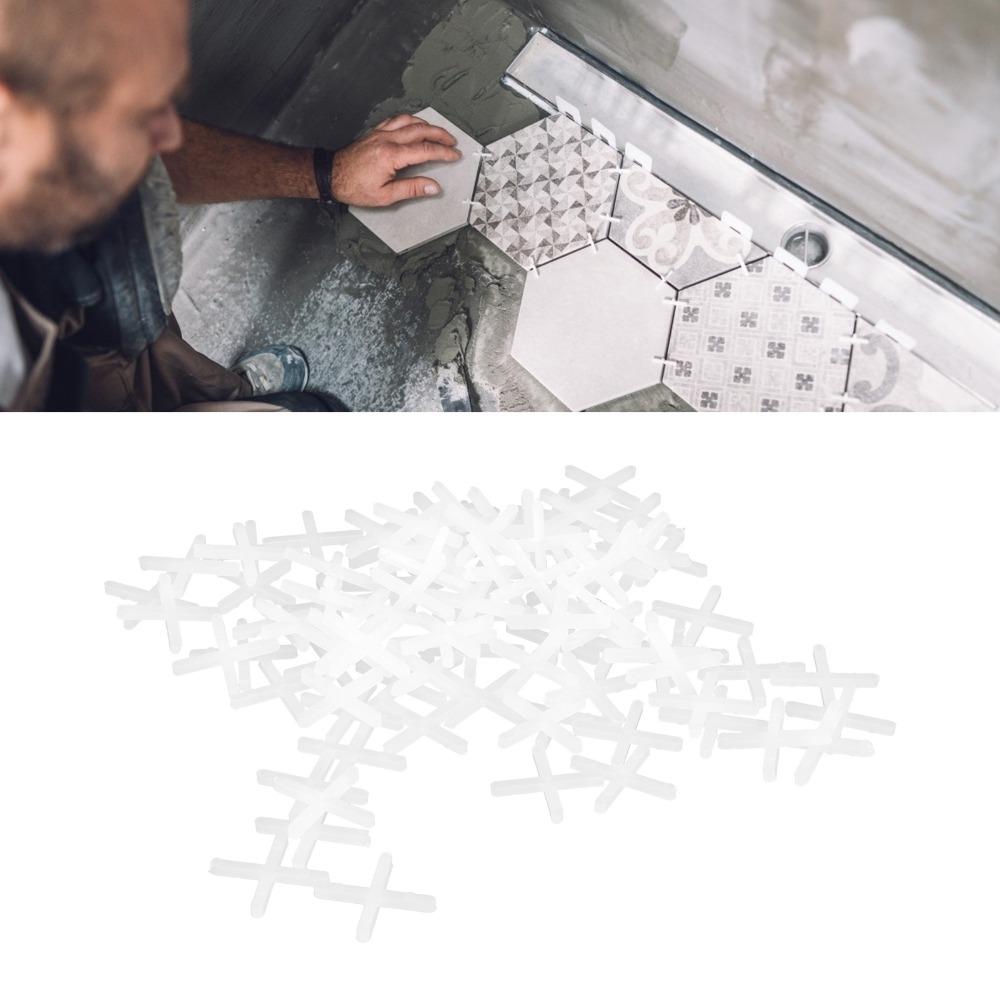 800pcs 2mm Cross Tile Spacers Plastic Cross Tile Leveling Clips Tiling Tools
