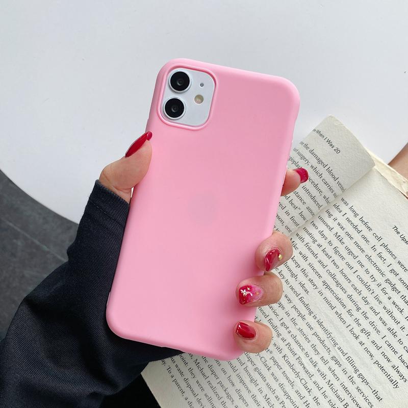 Силиконовый мягкий матовый чехол для телефона задняя крышка для iPhone 11 12 13 Pro Max X XR XS MAX Samsung Galaxy S10 S20 S21 FE S22 A13 A33 A53 A73 A22S A22 A52 5G