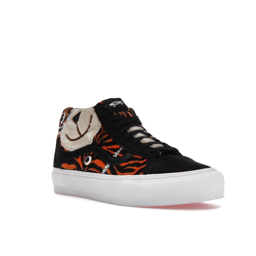 Vans Mid Zoo Skool VLT LX Unstuffed Animal — кроссовки унисекс Tiger, черные VN0A7Q4S91U