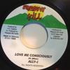 7-дюймовая пластинка ALLYI Love Me Consciously NONE Pleasant Hill 1999 Ямайка Регги Ска Даб Б/у
