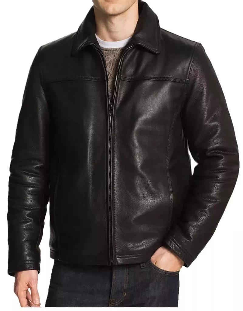 New Handmade Lambskin Stylish Jacket Soft Leather Men's Black Genuine Real Biker