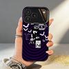 Чехол для телефона Кот E-Emily The Strange для iPhone17 16 15 14 13 12 Pro Max Серый Черный Матовый Лазерный Металлик Аврора Funda
