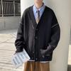 Мужской модный кардиган в японском стиле ретро - Осенне-зимний модный свитер свободного кроя
