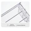 Detachable Extendable Refrigerator Shelf Stackable 2-Level Height Fridge Layered Separator Adjustable Height Space Saving