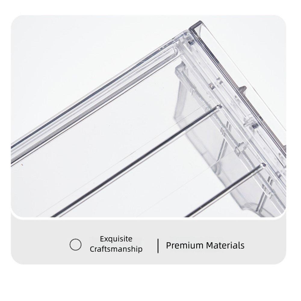 Detachable Extendable Refrigerator Shelf Stackable 2-Level Height Fridge Layered Separator Adjustable Height Space Saving