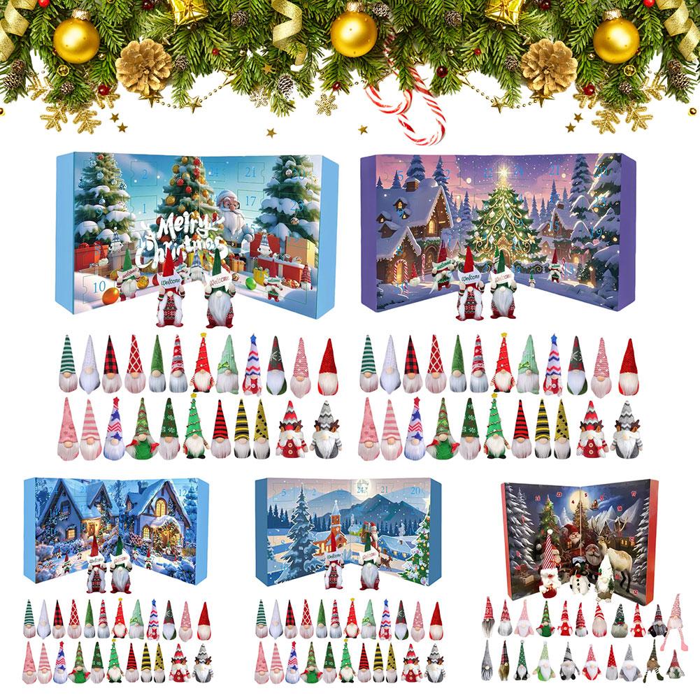 Christmas Gnome Holidays Advent Calendar 2025 Christmas Countdown Calendar with 24 Collectible Gnome Childs & Adults Xmas Gifts
