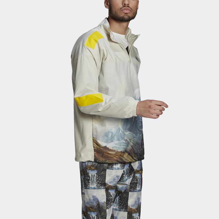adidas Куртки Мужские Бежевые Стойка Умеренные Другие GL5698