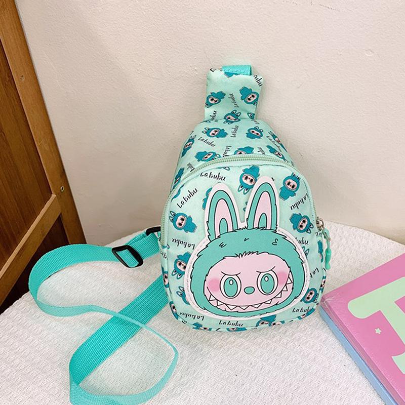1 шт. Повседневная сумка, подарки для мальчиков и девочек, детские сумки-сундуки Labubu, кукла-монстр, милая сумка через плечо, портативная сумка
