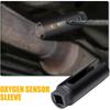 Universal Oxygen Sensor Sleeve Oxygen Sensor Removal Tool Oxygen Sensor Socket with Side Wire Cutout Automotive Parts