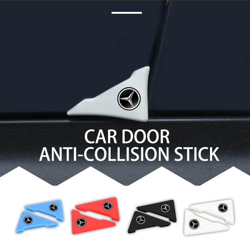 Car Door Corner Protective Anti-Collision Strip Silicon For Mercedes Benz AMG A C E S G Class W201 W210 W108 W204 W205 W203 DFHJL1