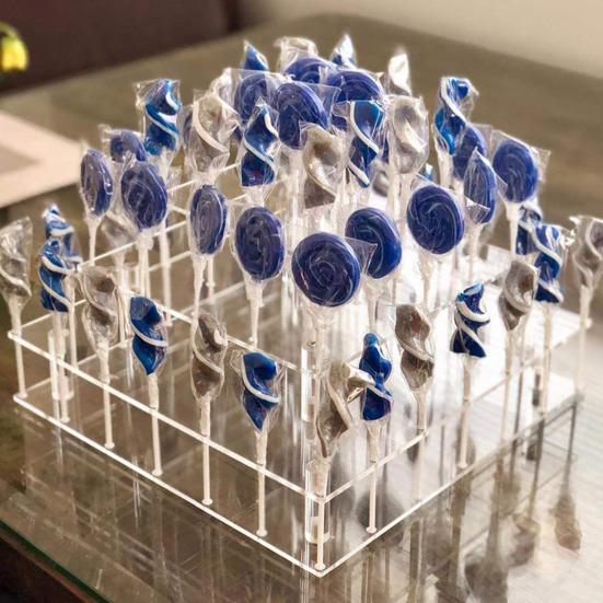 Cake Pop Stand Lollipop Holder Multiple Layers Design Large Capacity Easy Assembly Clear