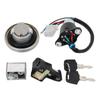 Motorcycle Key Fuel Cap Kit Ignition Switch For Honda CMX250 (REBEL) 1985-2014 CA125 1995-1999 Ignition Switch Key Fuel Cap Kit