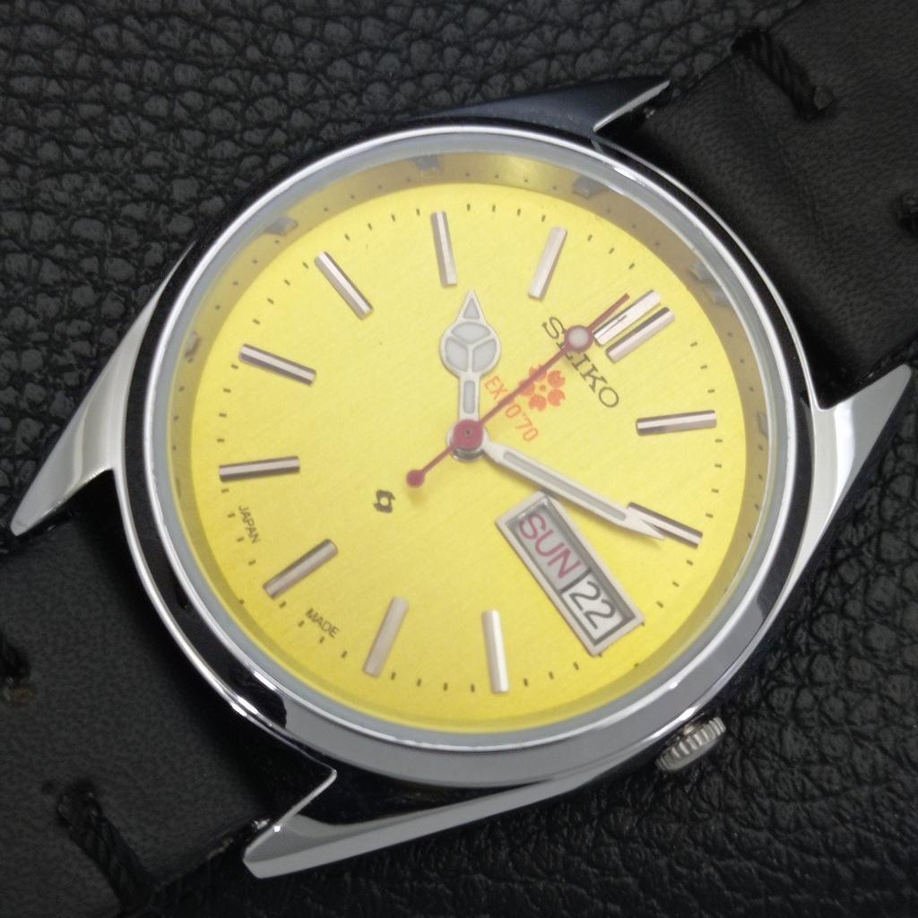 VINTAGE SEIKO EXPO 70 AUTOMATIC 6309A REFURBISHED JAPAN MENS WATCH a441908-1