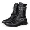 New Mid Barrel  Boots Honorary Boots Motorcycle Men's Performance Boots Motorcycle Shoes Botas Moto Shoes