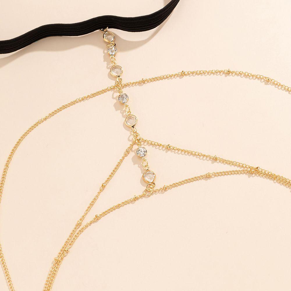 Сексуальные аксессуары, аксессуары для тела в бикини, пляжные украшения, многослойная цепочка для ног, цепочка на бедро