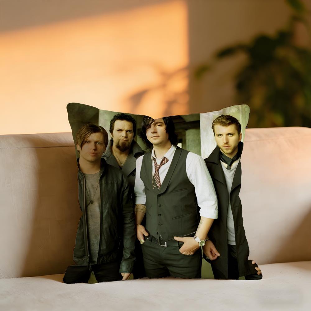 Three Days Grace Cushion Cover Cozy Velvet Throw PillowSoft Warm Cushion For Sofa  Bed