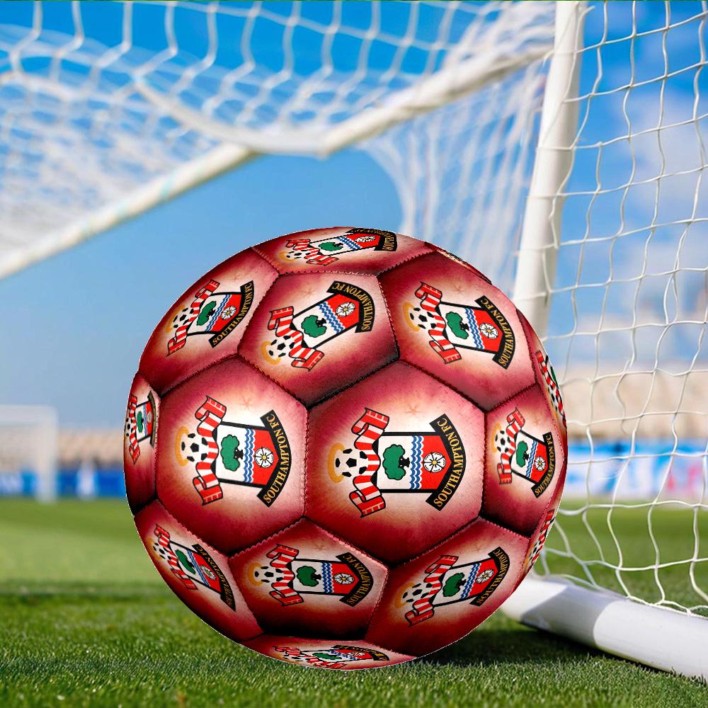 Shield With Star Emblem Printed Size 5 Soccer Balls, Anti-Slip, Protective Football, Outdoor Sport, a Unique Gift Suitable for him/her, Birthday