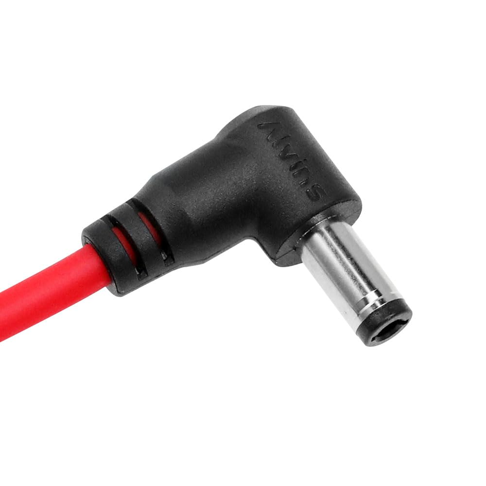 Cables DC to Power and Compatible with Teradek CAM Plate Camera Power Supply Alvin's 2-pin Cable, Ultra-thin Flexible, Ultra-high Speed, 45cm,