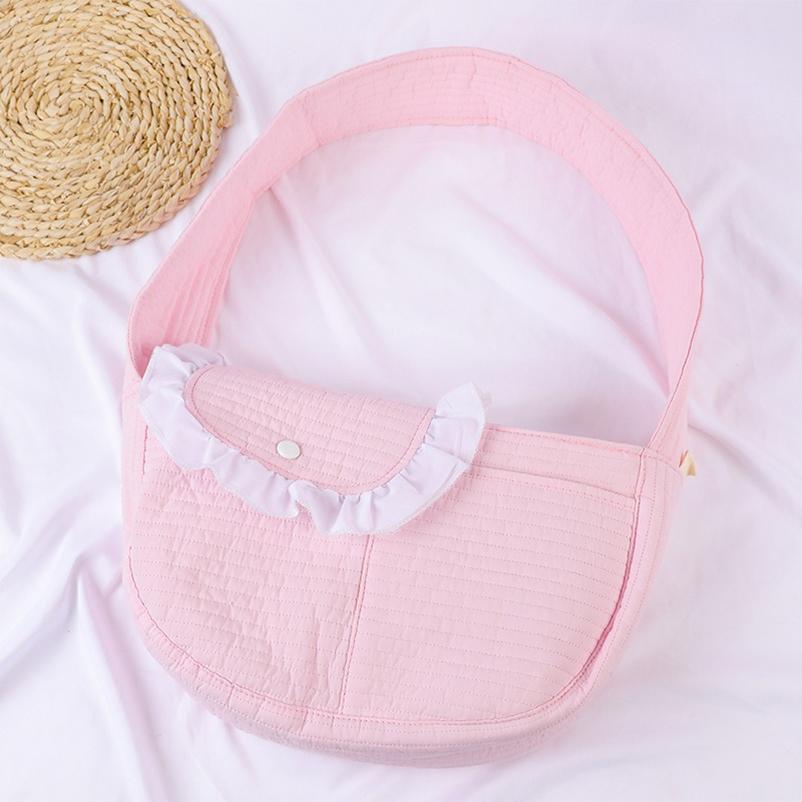 Переноска для домашних щенков, уличная дорожная сумка на плечо для кошек и маленьких собак, сетчатая Оксфордская одинарная удобная сумка на слинге, сумка-тоут