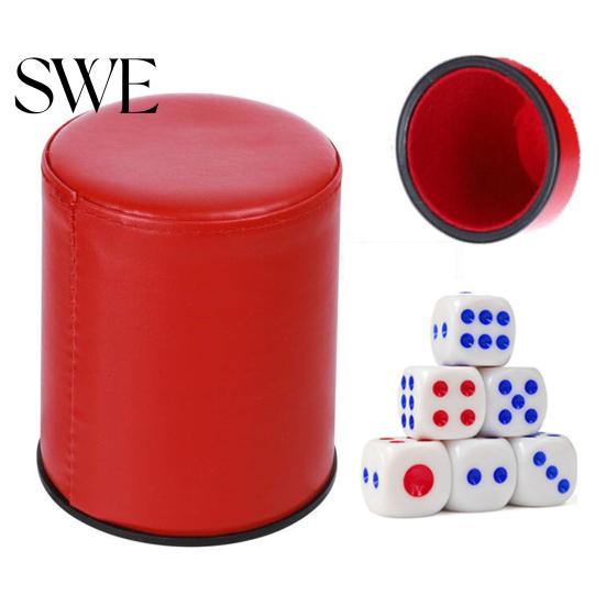 13mm Dice Cup Set Silent Shaking Enjoy Noise-free Gaming with Noise Dampening Felt Lining Large Diameter