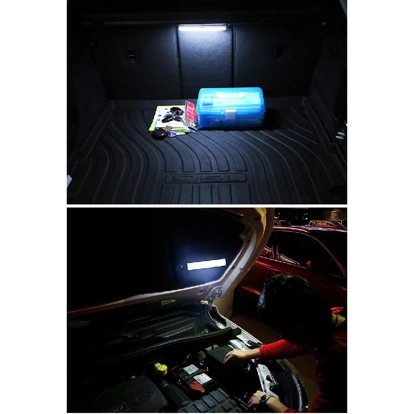Automatic sensing ambient light for car trunk, LED small light inside the car, wiring free decoration, wireless lighting
