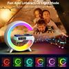 Multifunction 3in1 Wireless Charger Pad Stand Bluetooth Speaker RGB Night Light Fast Charging Station For Smartphone iPhone Samsung Xiaomi Huawei