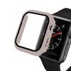 Стекло + чехол для Apple Watch серии 6, 5, 4, 3 SE, 44 мм, 40 мм, чехол для iWatch, 42 мм, 38 мм, бампер, Защитная пленка для экрана + чехол, аксессуары для Apple Watch