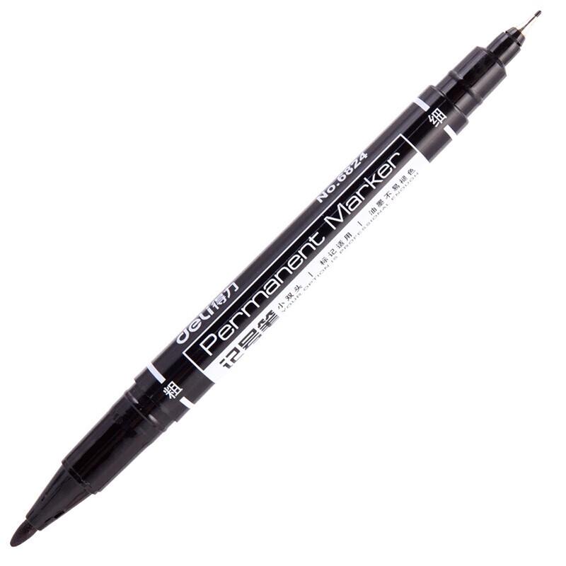 Deli Double-Head Oil-Based Marker Pen