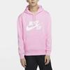 Nike Basic Pullover Skateboard Hoodie Men Hoodie Pink AJ9734-629