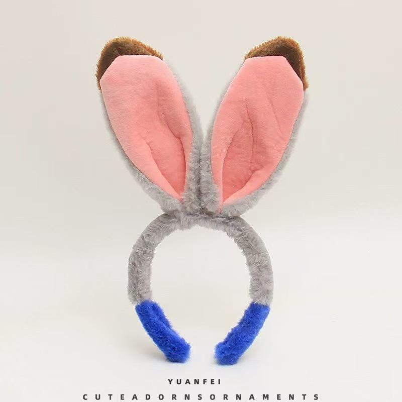 Zootopia Judy Hopps Headband & Hair Clips - Cute Hair Accessories for Women & Children