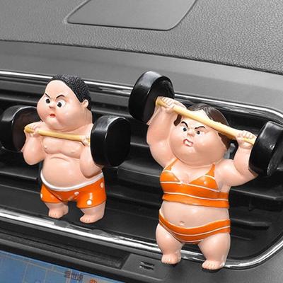 Тяжелая атлетика Мужчины и Женщины, Креативные Автомобильные Вентиляционные Отверстия, Украшения Салона Автомобиля, Парфюмы, Автомобильные Аксессуары, Милые Кондиционеры