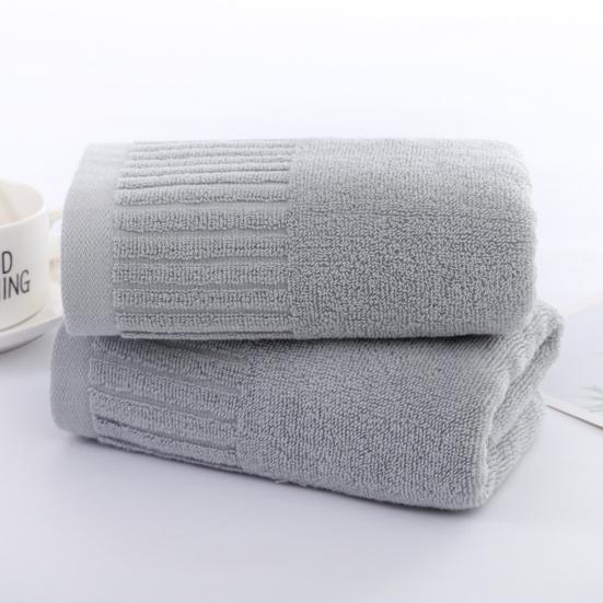Хлопковое полотенце для лица Изысканный дизайн краев Удобное на ощупь мягкое впитывающее безворсовое моющееся полотенце для лица