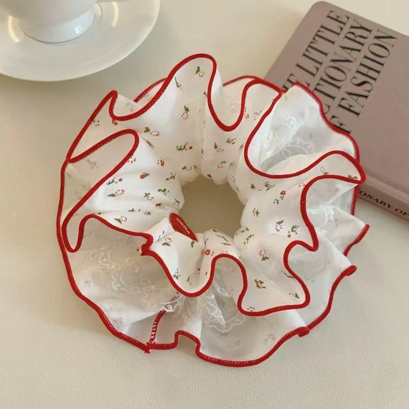 French-Korean Double-Layer Ballet Lace Extra Large Hair Scrunchie